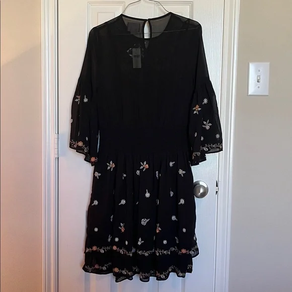 NWT Anthropologie Maeve Embroidered Floral Dress - Picture 5 of 13